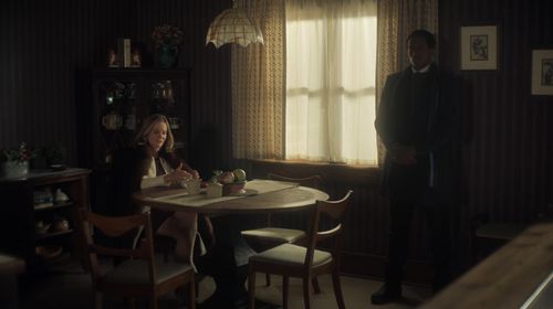 Jennifer Jason Leigh, Kudjo Fiakpui in Fargo, Season 5
