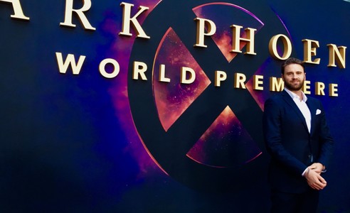 Actor Julian Bailey arrives at the Dark Phoenix World Premiere. TCL Chinese Theatre, June 4, 2019.