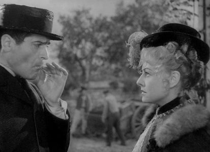 Paulette Goddard and Francis Lederer in The Diary of a Chambermaid (1946)
