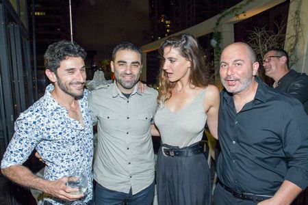 Hisham Suliman, Rona-Lee Shimon, Lior Raz, and Doron Ben-David in Fauda (2015)