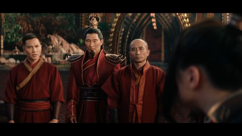 Daniel Dae Kim, Elizabeth Yu, and Bernie Yao in Avatar: The Last Airbender (2024)