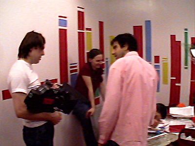 Anetta Klemens, Farhad Safinia, and Artur Dzieweczynski in Outside the Box (2001)