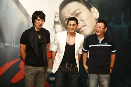 Ju Jin-Mo, Kyung-taek Kwak, and Min-Joon Kim at an event for A Love (2007)