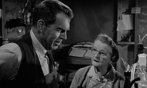Fred MacMurray and Belle Montrose in The Absent Minded Professor (1961)
