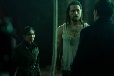Winston, Ben Robson, Nhung Kate, and Colin Woodell in The Continental: From the World of John Wick: Night One (2023)