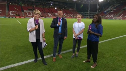 Clare Balding, Michael Owen, and Eni Aluko in Summer of Sport: Women's Euro 2017 (2017)
