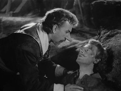 José Ferrer and William Prince in Cyrano de Bergerac (1950)