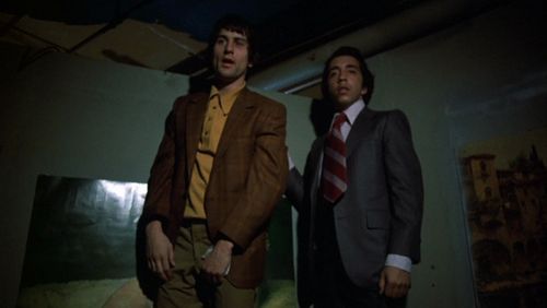 Robert De Niro and Lenny Scaletta in Mean Streets (1973)
