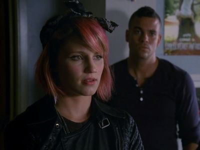 Mark Salling and Dianna Agron in Glee (2009)
