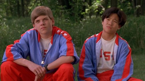 Vincent LaRusso and Justin Wong in D2: The Mighty Ducks (1994)