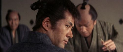 Kôjirô Kusanagi and Kenzô Tabu in Zatoichi Challenged (1967)