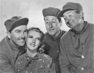 Phyllis Brooks, Preston Foster, Slim Summerville, and Arthur Treacher in Up the River (1938)