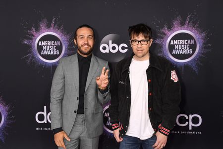 Rivers Cuomo and Pete Wentz at an event for American Music Awards 2019 (2019)