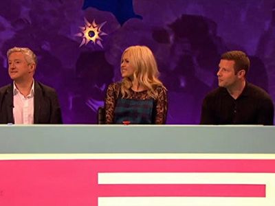 Dermot O'Leary, Louis Walsh, and Holly Willoughby in Celebrity Juice (2008)