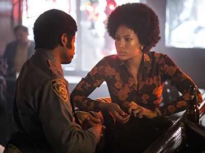Lawrence Gilliard Jr. and Natalie Paul in The Deuce (2017)