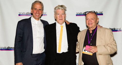 Bob Roth(CEO - David Lynch Foundation),David Lynch and Kenneth Atchity