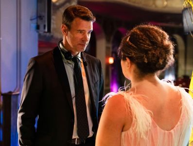 Scott Foley and Simone Recasner in The Big Leap (2021)