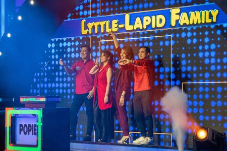 Mark Lapid, Tanya Garcia, Alta Lyttle, and Popie Lambert in Family Feud Philippines (2022)