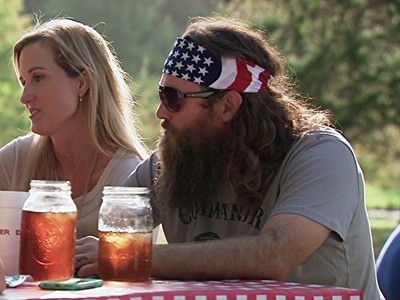 Willie Robertson and Korie Robertson in Duck Dynasty (2012)
