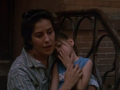 Michelle Trachtenberg and Socorro Santiago in Law & Order (1990)