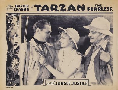 Julie Bishop, Buster Crabbe, E. Alyn Warren, and Edward Woods in Tarzan the Fearless (1933)