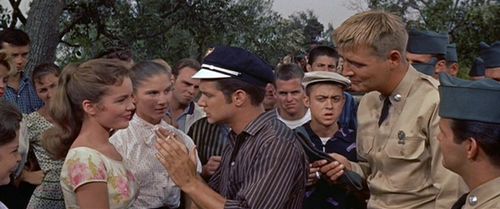 Tuesday Weld, Tom Gilson, and Dwayne Hickman in Rally 'Round the Flag, Boys! (1958)