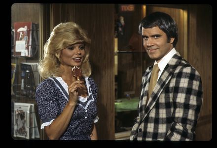 Loni Anderson and Rich Little in The Love Boat (1977)