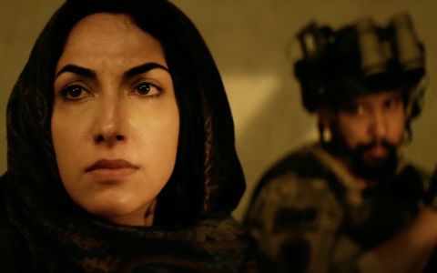 Still of Samira Izadi and Neil Brown Jr. in SEAL Team and Pattern of Life