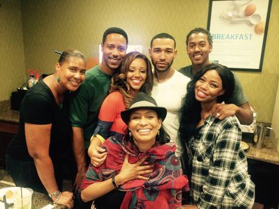 Writer & Producer- Tamika with cast of Monogamy TV Series