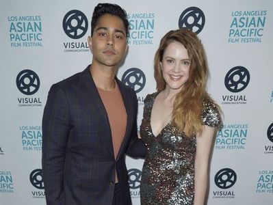 Tracy Mulholland and Manish Dayal at Los Angeles Asian Pacific Film Festival 2018
