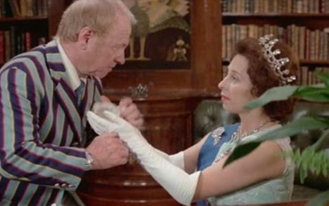 Mickey Rooney and Huguette Funfrock in From Hong Kong with Love (1975)
