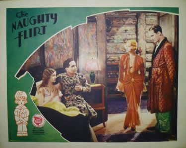Myrna Loy, Douglas Gilmore, Paul Page, and Alice White in The Naughty Flirt (1930)