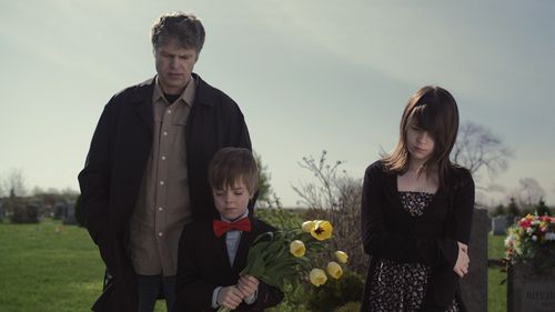 Réal Bossé, Léa Roy, and Josquin Beauchemin in The Washing Machine (2012)