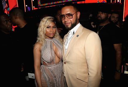 Director X. and Nicki Minaj at an event for BET Awards 2018 (2018)