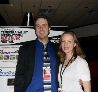 Screenwriter Alex George Pickering with wife Lindsay Kaye Pickering at The Temecula Valley International Film Festival