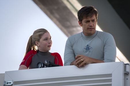 Harry Connick Jr. and Cozi Zuehlsdorff in Dolphin Tale 2 (2014)