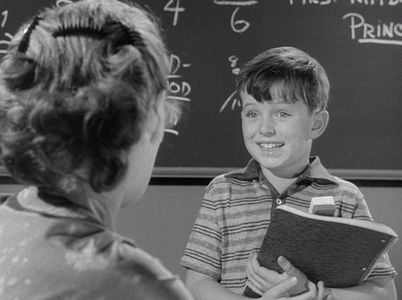 Diane Brewster and Jerry Mathers in Leave It to Beaver (1957)