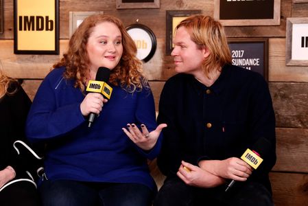 Geremy Jasper and Danielle Macdonald at an event for Patti Cake$ (2017)