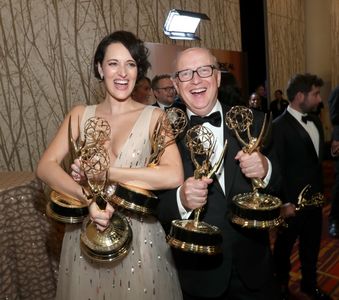 Harry Bradbeer and Phoebe Waller-Bridge at an event for The 71st Primetime Emmy Awards (2019)