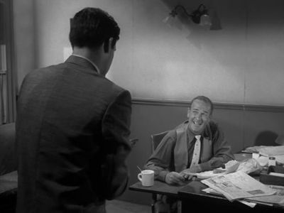 Chick Chandler and Lee Philips in Alfred Hitchcock Presents (1955)