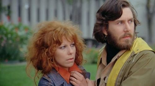 Gilles Renaud and Michelle Rossignol in La conquête (1973)