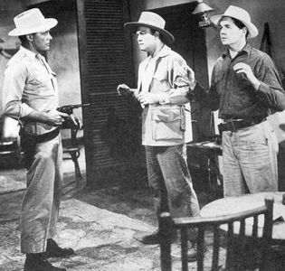 Mike Ragan, John Daheim, and Myron Healey in Panther Girl of the Kongo (1955)
