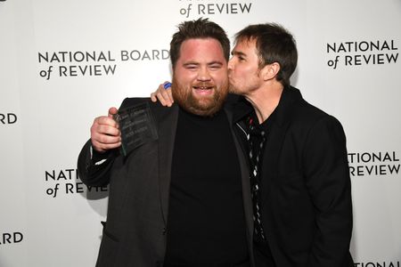 Sam Rockwell and Paul Walter Hauser at an event for Richard Jewell (2019)