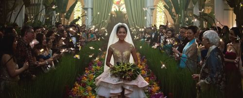 Michelle Yeoh, Lisa Lu, and Sonoya Mizuno in Crazy Rich Asians (2018)