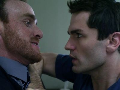 Sam Witwer and Vincent Leclerc in Being Human (2011)