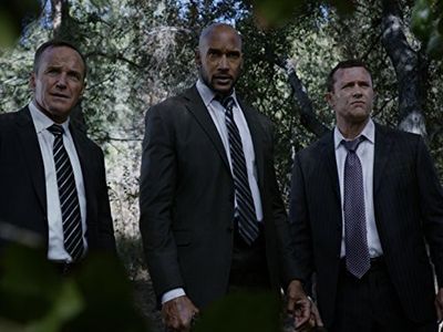 Henry Simmons, Clark Gregg, and Jason O'Mara in Agents of S.H.I.E.L.D. (2013)