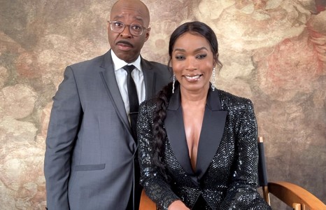 Angela Bassett and Courtney B. Vance at an event for The 26th Annual Critics' Choice Awards (2021)