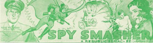 Marguerite Chapman, Kane Richmond, and Hans Schumm in Spy Smasher (1942)