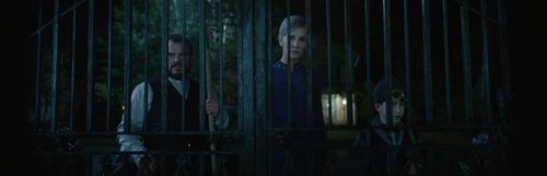Cate Blanchett, Jack Black, and Owen Vaccaro in The House with a Clock in Its Walls (2018)