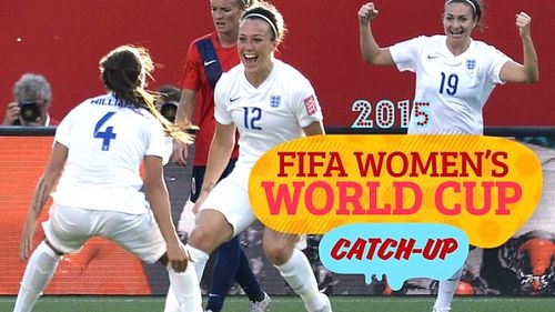 Lucy Bronze, Fara Williams, and Jodie Taylor in 2015 FIFA Women's World Cup (2015)